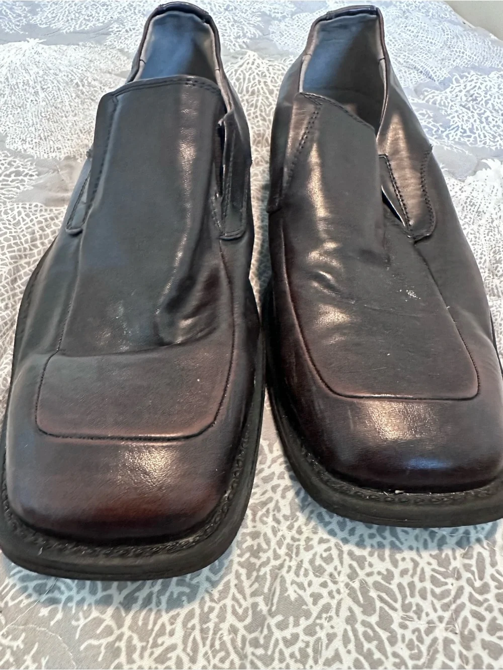 Men's Brown Leather Slip-On Loafers